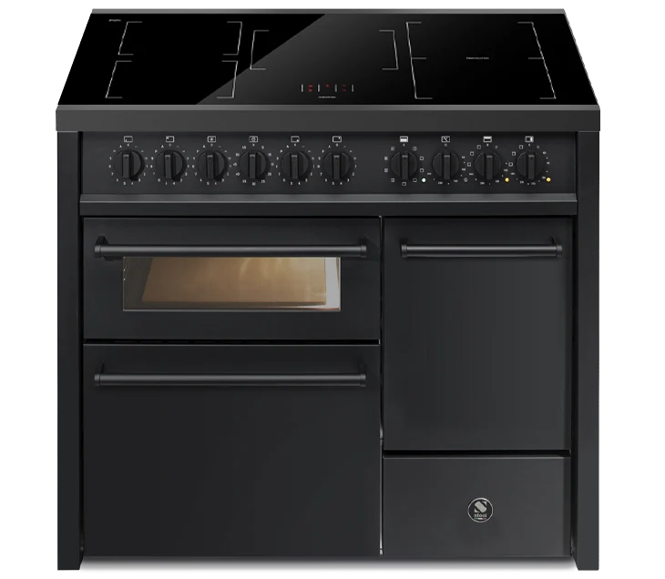Steel ENFASI 100/3 ALL BLACK fornuis