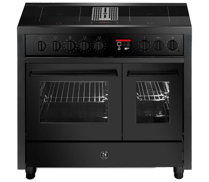 Steel ENFASI MISTRAL 100 ALL BLACK fornuis