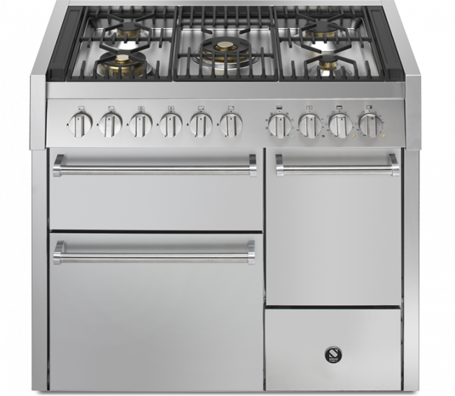 Piano de cuisson Steel Genesi 120 cm 2 fours G12FF-6M - DCharby