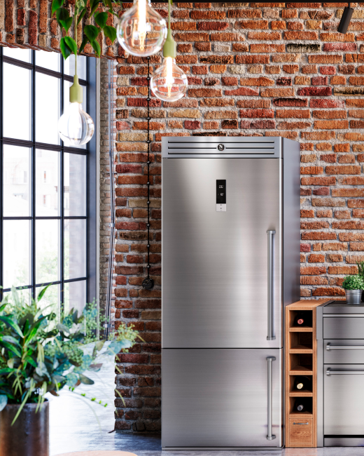 frigorifero inox free standing 